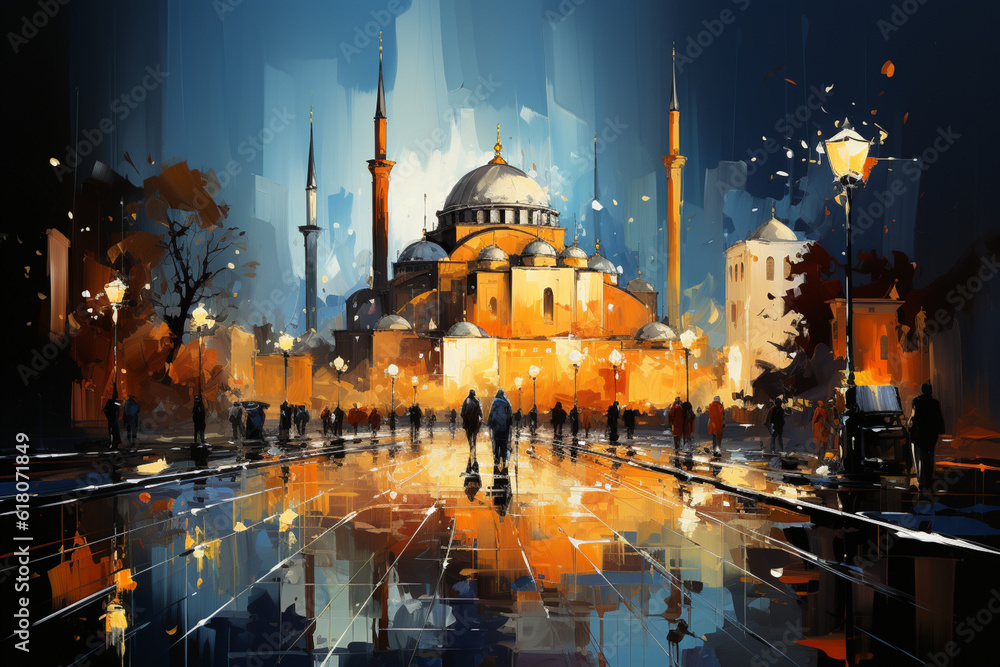 Hagia Sophia in Turkey, and geometric forms that pay homage to the ...
