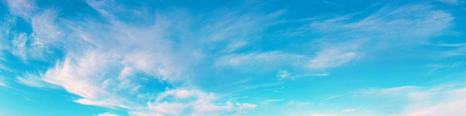 Wall Mural - colorful cloudy sky at sunset. gradient color. sky texture. abstract nature background