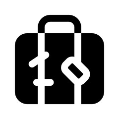 Poster - travel glyph icon