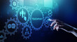© WrightStudio - Touchpoint. Business strategy advertising and marketing concept.