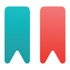 Wall Mural - game ui button. mobile application or game interface element. cartoon colorful design. sticker or la