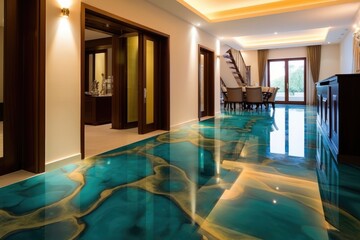 Not at all an ordinary epoxy floor that attracts all the attention in the apartment. It gives your home an amazing luxury that everyone will envy. Generative AI Technology 