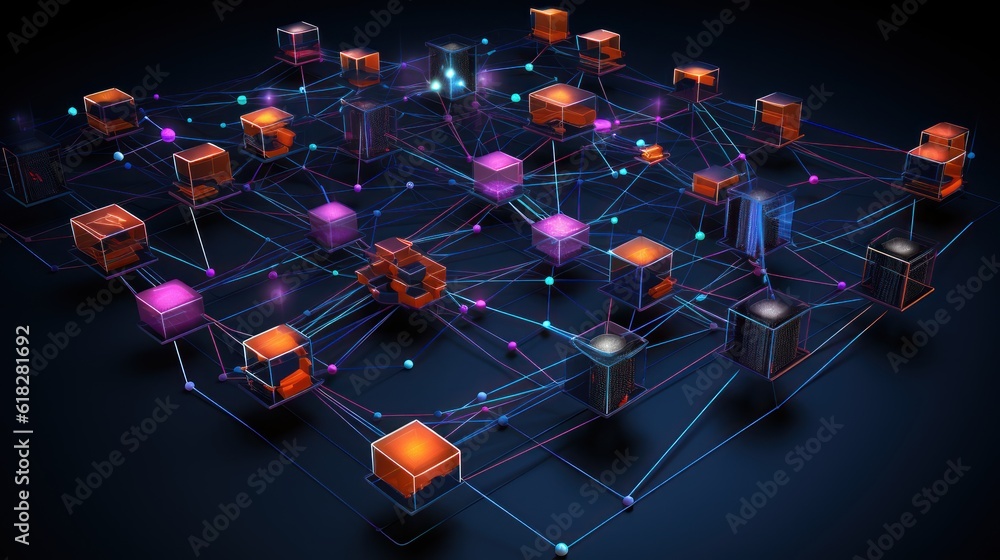 Visualization of virtual networks running on a physical network ...