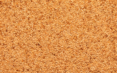 Texture of roasted sesame. Abstract background with sesame.