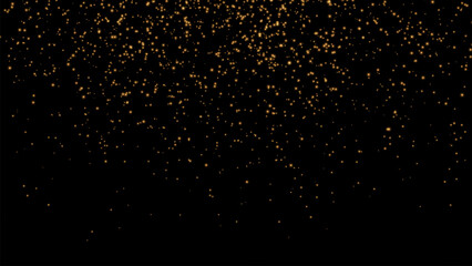 Wall Mural - glitter particles effect. gold glittering space star dust trail sparkling particles on transparent b
