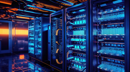 Data center server room