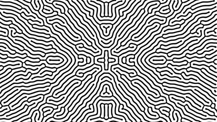 Wall Mural - reaction diffusion organic pattern. cell division.