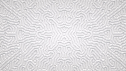 Wall Mural - reaction diffusion organic growing pattern. cell division.