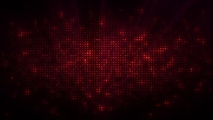 Wall Mural - flashing particles pattern with beams, rays.