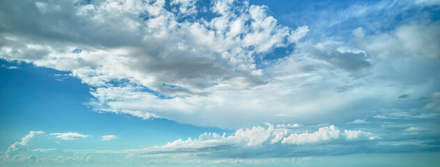 Wall Mural - beautiful blue tropical skies - ocudrone aerial sky images