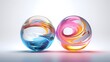 © progressman - Glass spheres, generative AI