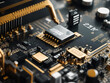 © BabyQ - Photo realistic close up of electric circuit motherboard