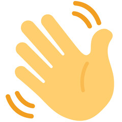 hand with rss icon