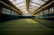 © NikahGeh - indoor tennis court arena flat lay design ideas photography