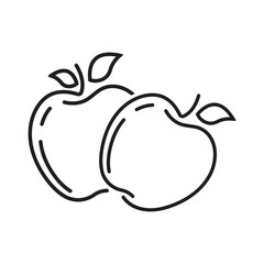Canvas Print - apple icon design