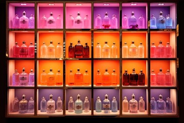 Wall Mural - stock photo of perfume shop design interior photography