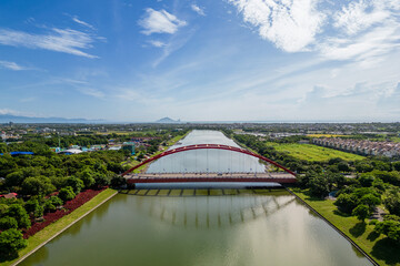 Dongshan River Water Park in Yilan, Taiwan