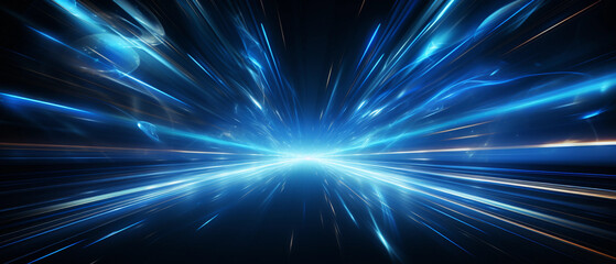 vector abstract, science, futuristic, energy technology concept. digital image of light rays, stripe