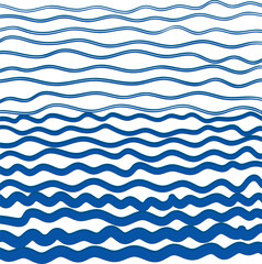 seamless pattern with fat waves