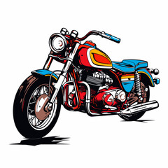 motorcycle illustration