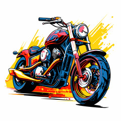 motorcycle illustration