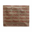 individual pepper sachet isolated over white