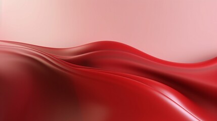 Wall Mural - ai-generated beautiful abstract and minimalistic red background