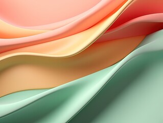 Poster - AI generated illustration of an abstract background featuring a captivating blend of colors