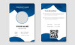 © Ardkyuu - Modern corporate identity card design template. Company employee ID card design. Vector