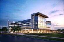 Futuristic Hospital Boasting Modern Architecture