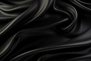 Abstract black silk  background