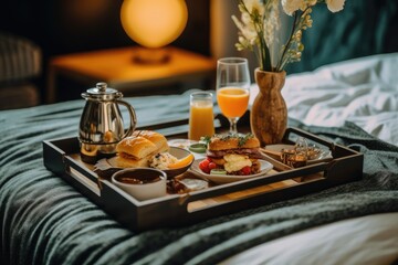 Wall Mural - Breakfast in bed