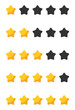 © Diana - Star rating review from zero to five. Customer feedback