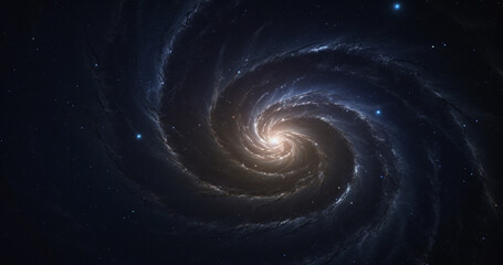 Wall Mural - stars, wormhole and universe space vortex in dark sky for astrology black hole, solar system and sci
