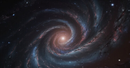 Wall Mural - black hole, wormhole and universe space spiral in dark sky for astrology, solar system and science r