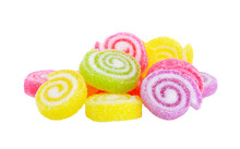 Jelly Sweet, Flavor Fruit, Candy Dessert Colorful On Transparent Png