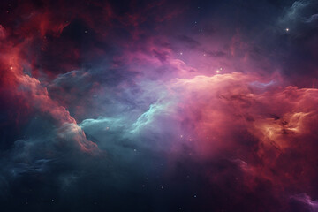 Wall Mural - nebula galaxy night sky background banner or wallpaper