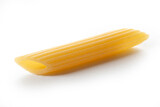 Fototapeta Młodzieżowe - raw pasta isolated on white background, top view