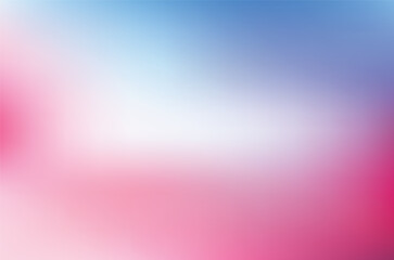 Poster - Simple pastel gradient blue pink blurred background for verticle backdrop summer design
