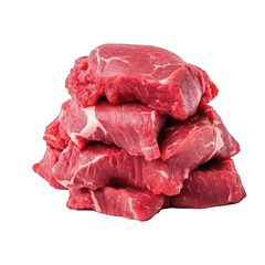 Wall Mural - steak beef meat isolated on transparent background