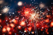 Abstract exploding fireworks art - Independence Day - 4th Of July - America - New Year