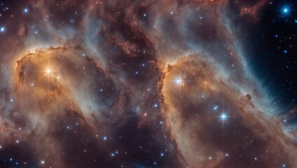Wall Mural - A Beautifully Composed Image Of A Star Cluster In The Constellation