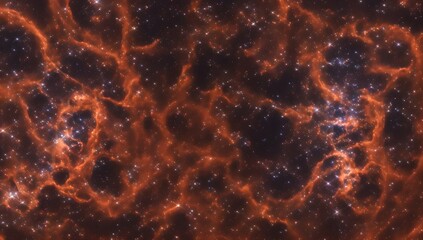 Wall Mural - A Composition Of A Unique Image Of A Star Cluster