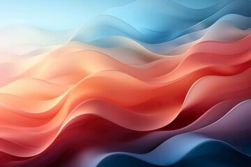 Beautiful soft smooth gradient mix color background. Wave pattern. Background Art. can use for wide banner, backdrop, advertising, product promotion, website, social media, poster, presentation. 