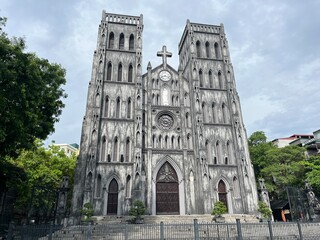 St. Joseph's Cathedral (a Catholic church on Nhà Chung Street, in the Hoàn Kiếm District of Hanoi, Vietnam)