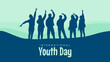 © margakarya - international youth day background template