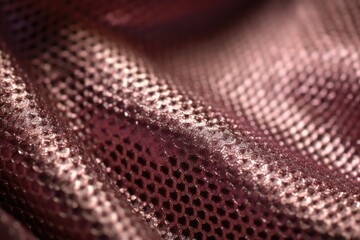 Poster - close-up of smooth and shiny fabric texture, perfect for fashion design, created with generative ai