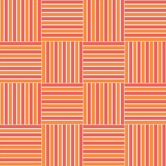 Seamless linear pattern, pink orange, seamless vector background