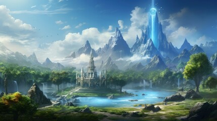 Fantasy Landscape Game Art