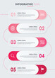 © Phanithi - Infographic template for presentations and features data visualization includes a process chart with diagrams, steps, options. The concept for marketing through illustrations for drive to success.